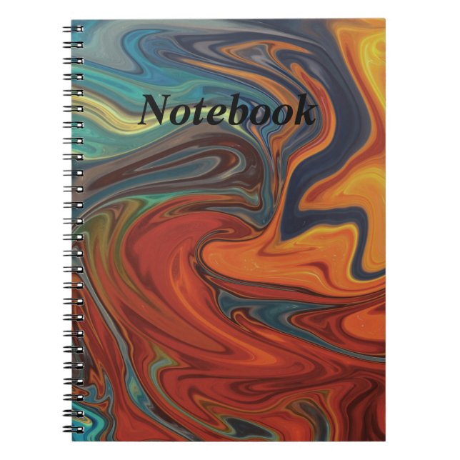 Caderno personalizado em espiral com sua personali (Frente)