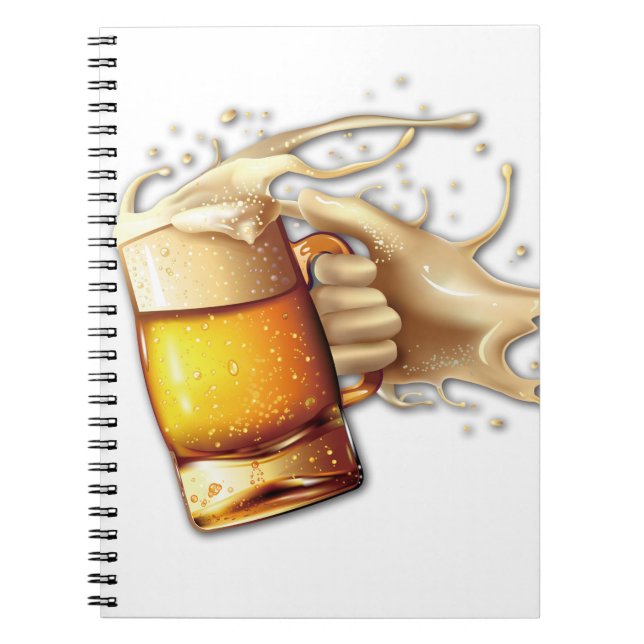 Caderno Personalizado Espiral com Seu Preto e Bran (Frente)