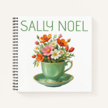 Caderno personalizado fofo colorido