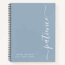 Caderno Personalizado Minimalista Nome Personaliza