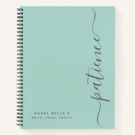 Caderno Personalizado Minimalista Nome Personaliza