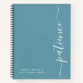 Caderno Personalizado Minimalista Nome Personaliza