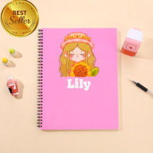 Caderno Personalizado para meninas