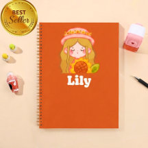 Caderno Personalizado para meninas