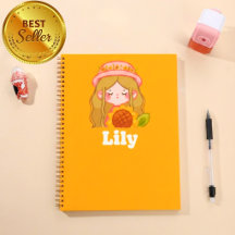 Caderno Personalizado para meninas