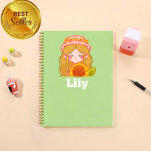 Caderno Personalizado para meninas