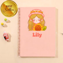 Caderno Personalizado para meninas