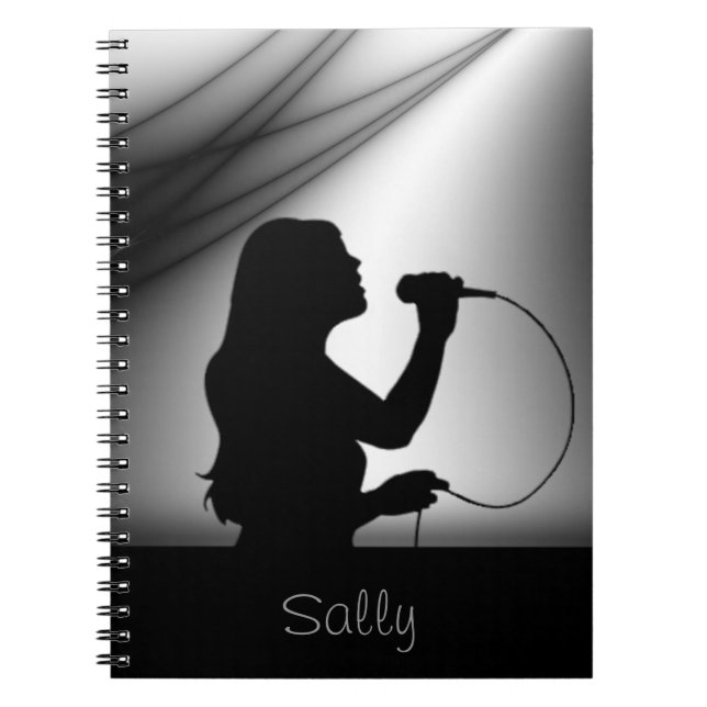 Caderno pessoal da cortina da prata do cantor (Frente)