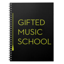 Caderno preto de GMS