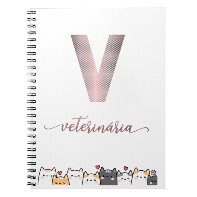 Caderno profissão veterinária (Frente)