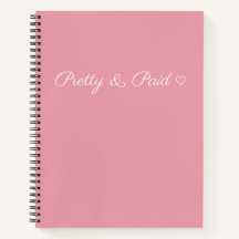Caderno Simples, Bonito e Feito com Coração