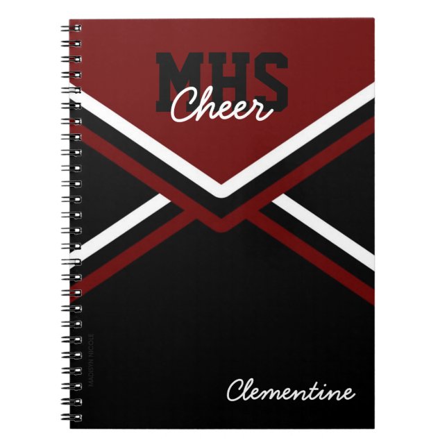 Caderno uniforme da escola do cheerleader (Frente)