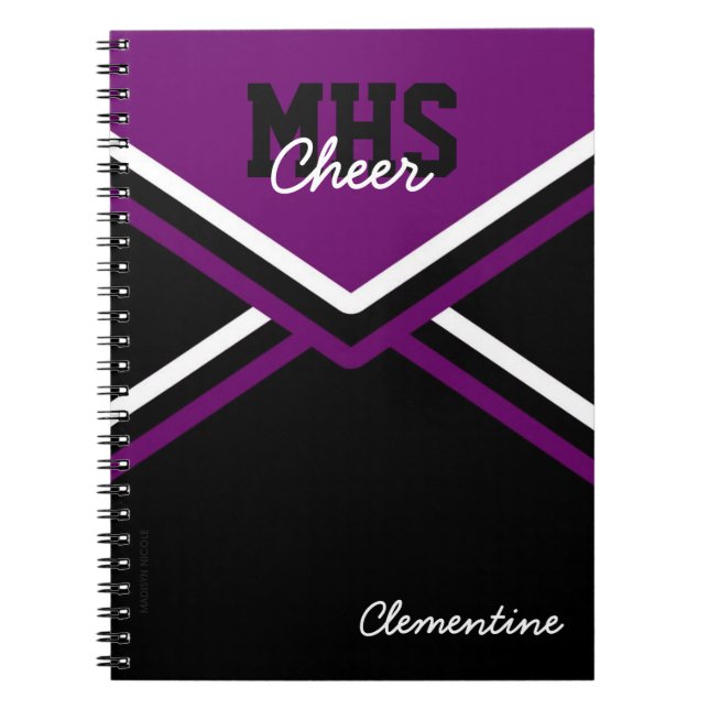 Caderno uniforme da escola do cheerleader (Frente)