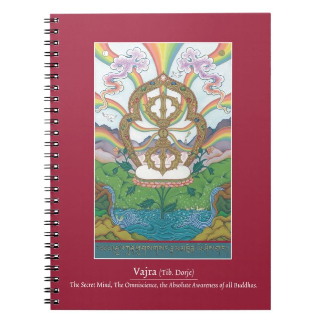 CADERNO Vajra (Tib.: dorje) (Frente)