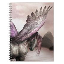 Caderno voado de Pegasus
