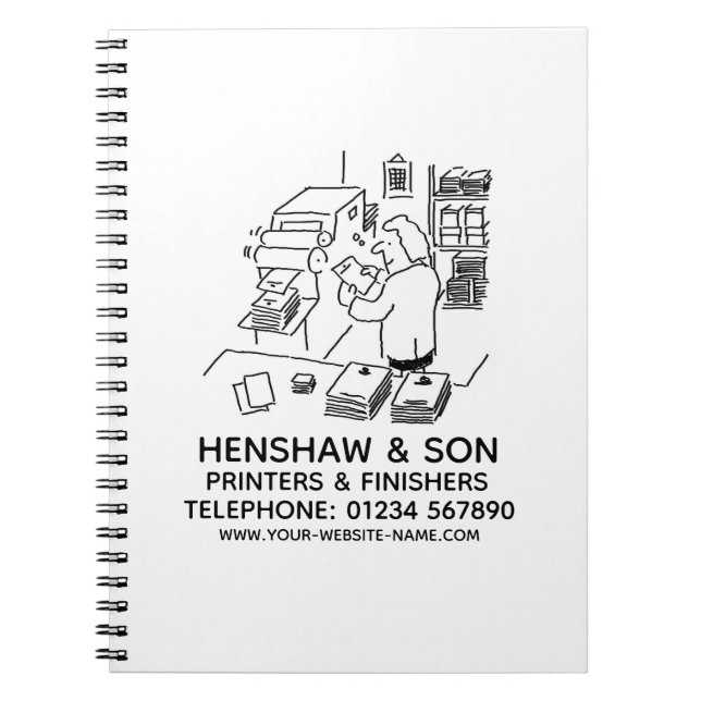 Cadernos de Impressoras e Acabadores (Frente)