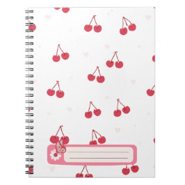 Cadernos e Diários Escolares Cherry Hearts para Me
