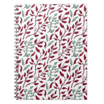 Cadernos Espirais de Flores para Anotações Elegant