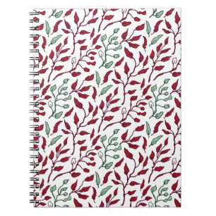 Cadernos Espirais Florais para Anotações Elegantes