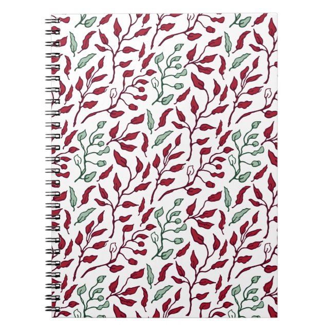 Cadernos Espirais Florais para Anotações Elegantes (Frente)