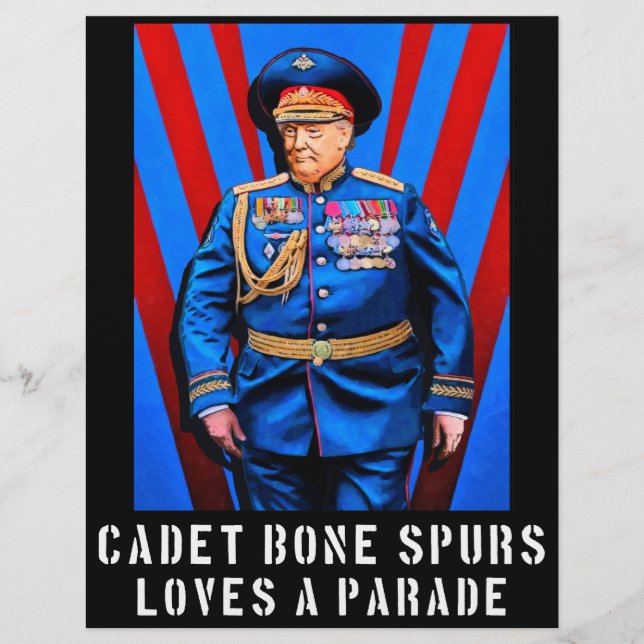 Cadet Bone Spurs Folheto Político (Frente)