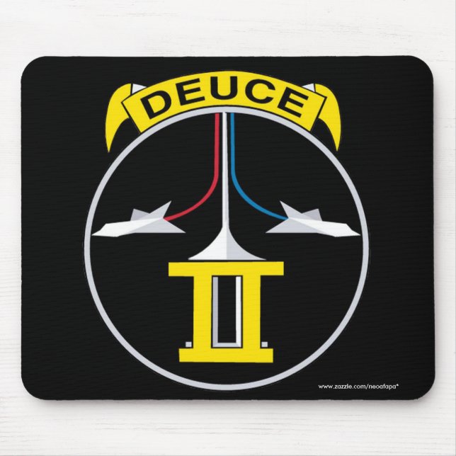 Cadete Squadon de USAFA 2" empate" Mousepad da tau (Frente)