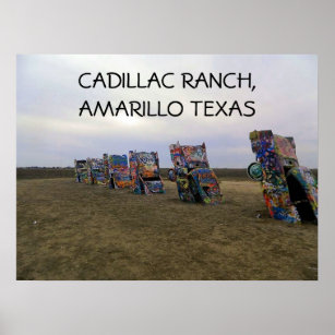 Cadillac Graffite Ranch Poster