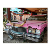Cadillac rosa