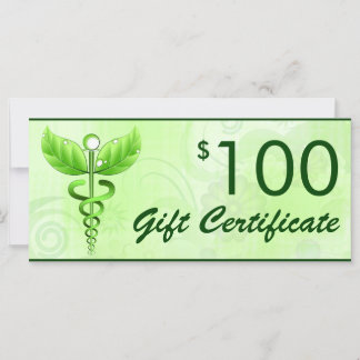 Caduceus Alternativo Medicine $100 Gift Voucher