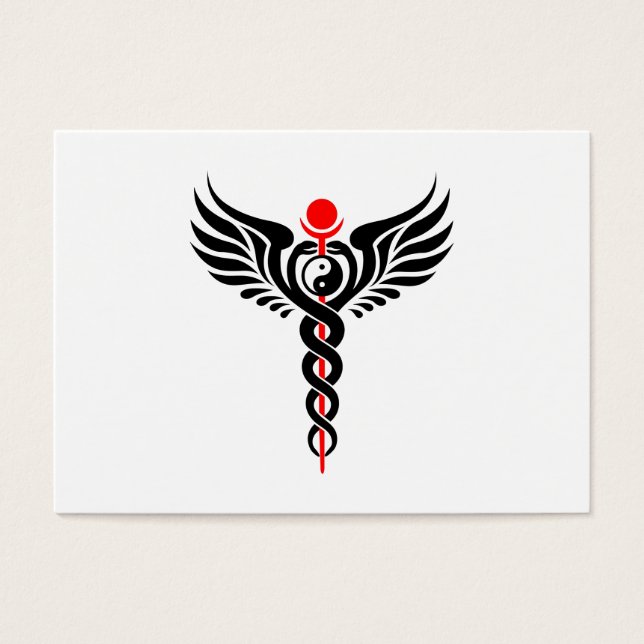 Caduceus - Yin Yang - Winged Serpent - Hermético (Frente)