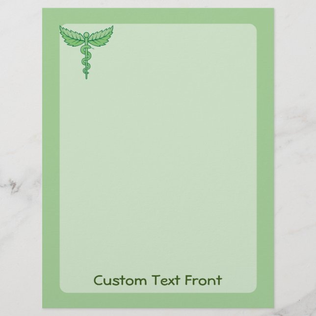 Caduco com Folheto de Folhas (Frente)