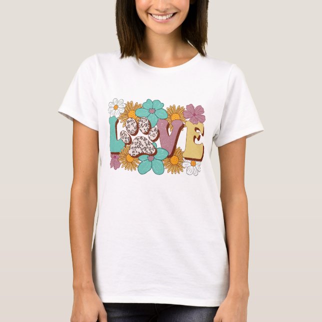 Cães amantes do T-Shirt (Frente)