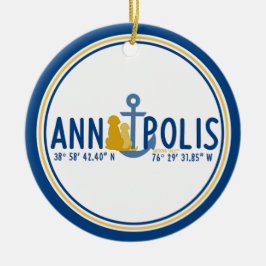 Cães ancorados no Enfeites de natal de Annapolis