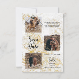 Cães Animais Três Fotos Curtiram  Efeito a Ouro Fa