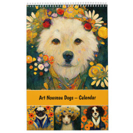 Cães Art Nouveau – Calendário