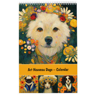 Cães Art Nouveau – Calendário
