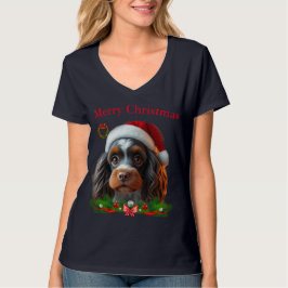 Cães bonitos T-shirts de Natal