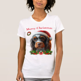 Cães bonitos T-shirts de Natal