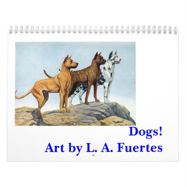 Cães! Calendário (Capa)