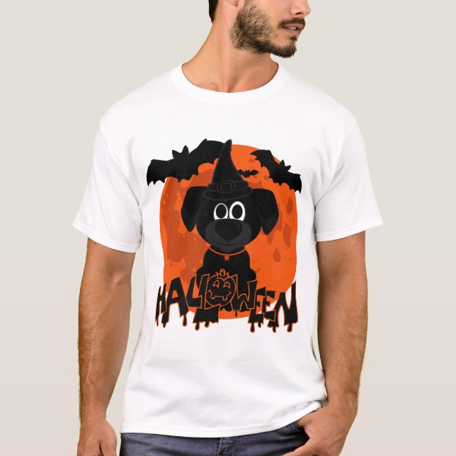 Cães de camiseta de Halloween (Frente)