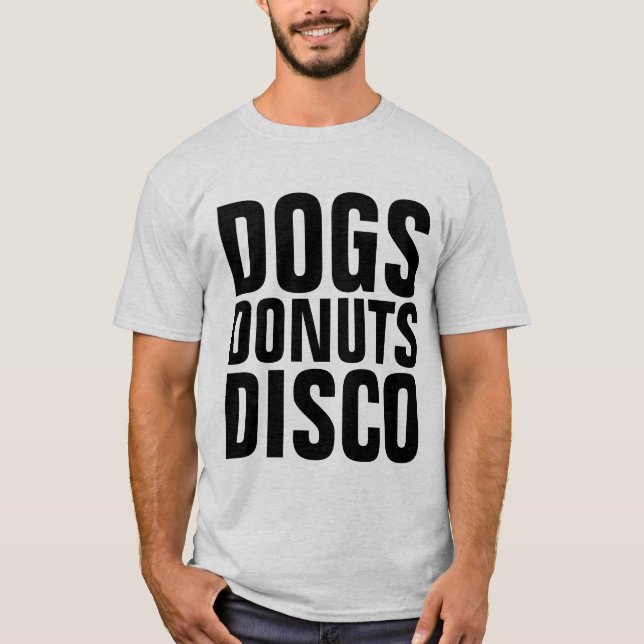 CÃES DONUTS DISCO CAMISAS (Frente)