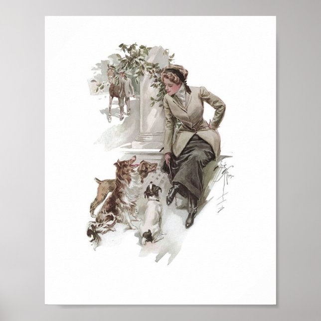 Cães e Cavalos Poster (Frente)