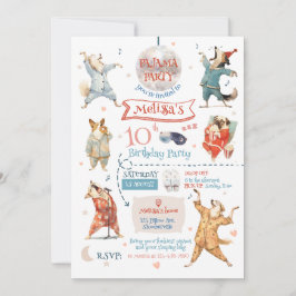 Cães Engraçados Convite de Aniversário do Partido 