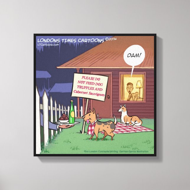 Cães Gourmet Impressão Engraçado (Frente)