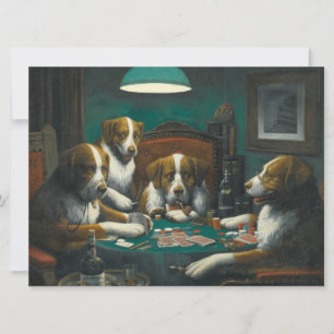 Cães Jogando Poker (Jogo De Cartão Animal)