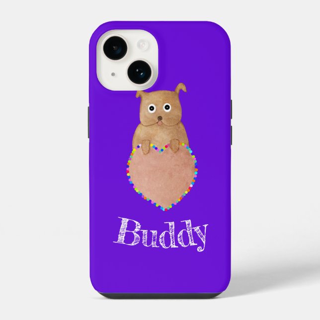 Cães são amados Estojo de iPhone Case-Mate (Verso)