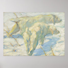 Cães Siberianos - Franz Marc, Poster alemão de Bel