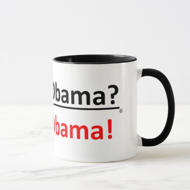 Caesar Obama ou caneca de café de Seizer Obama (Direita)
