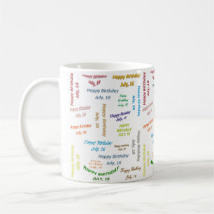 Café 16 de julho, Caneca de Aniversário