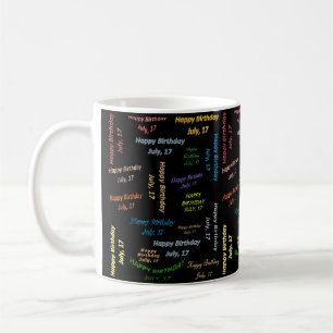Café 17 de julho, Caneca de Aniversário